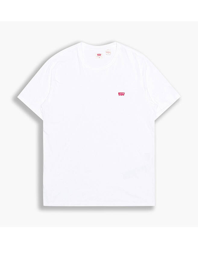 Levi's Men's White Crew Neck T-Shirt - 5