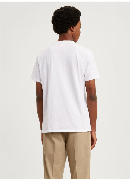 Levi's Men's White Crew Neck T-Shirt - 10