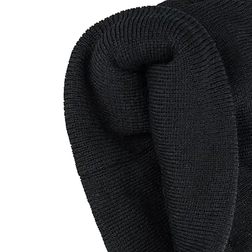 Levi's Мужская всесезонная шапка-бини Hero, мягкая вязаная зимняя шапка с манжетами, теплая и удобная повседневная модель - 5