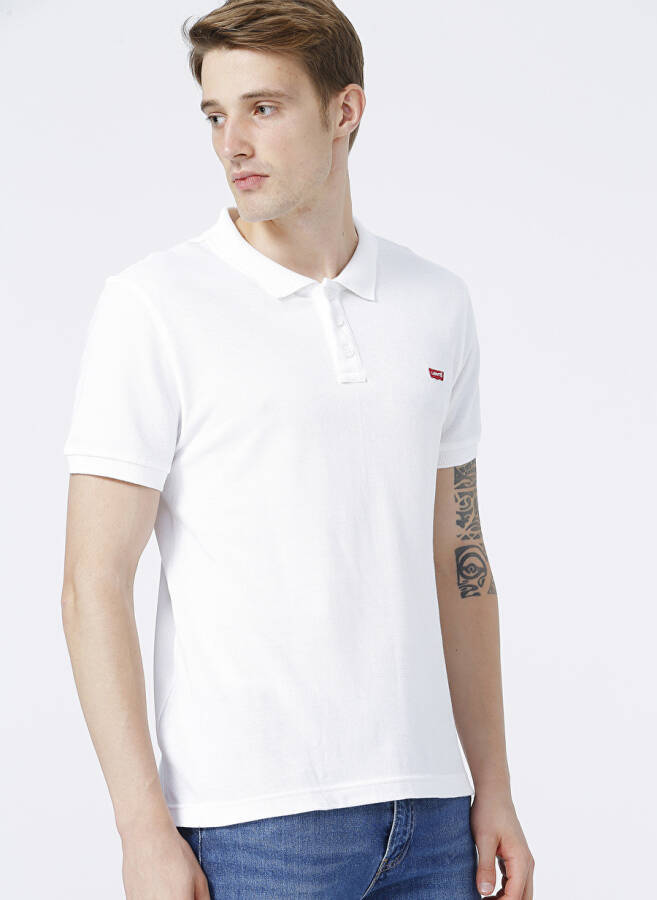 Levis Polo T-Shirt with a Collar in Beige for Men - 3