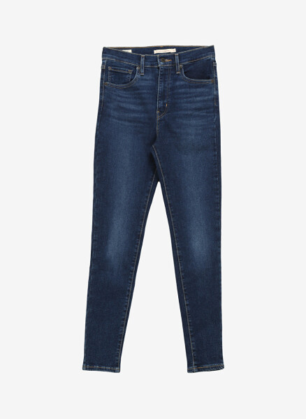 Levis ROME IN CASE Mile High Super Skinny Fit Koyu Mavi Kadın Yüksek Bel Denim Pantolon - 6