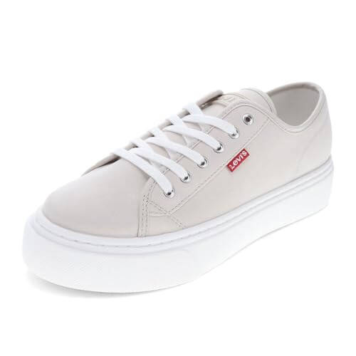 Levi's Womens Dakota Synthetic Suede Lowtop Casual Lace Up Sneaker Shoe - 1