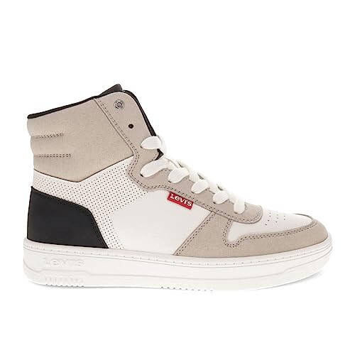 Levi's Womens Drive Hi 2 Synthetic Leather Casual Hightop Sneaker Shoe - 6