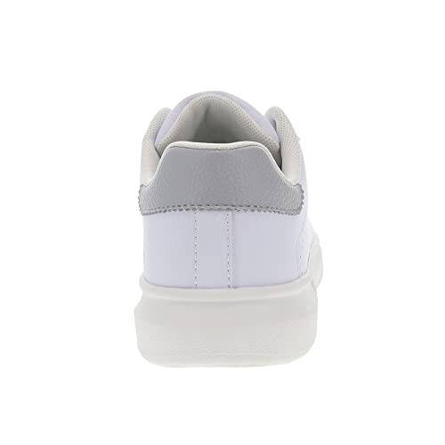 Levi's Womens Ellis Synthetic Leather Casual Lowtop Sneaker Shoe, White/Grey, 10 M - 3