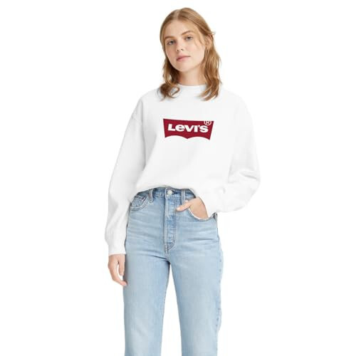 Levi's Women's Graphic Standard Crewneck Sweatshirt - 12