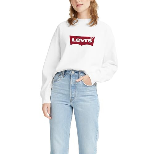 Levi's Women's Graphic Standard Crewneck Sweatshirt - 14