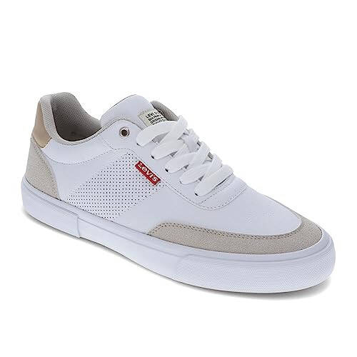 Levi's Womens Maribel UL Synthetic Leather Lowtop Casual Lace Up Sneaker Shoe - 1