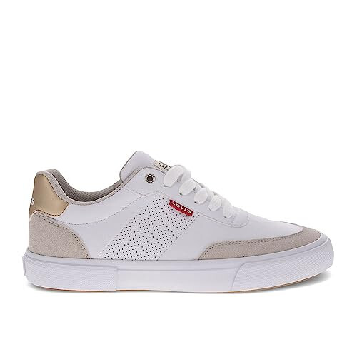 Levi's Womens Maribel UL Synthetic Leather Lowtop Casual Lace Up Sneaker Shoe - 6