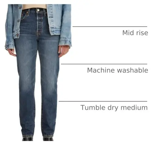 Levi's Women's Premium 501 Original Fit Jeans - 4