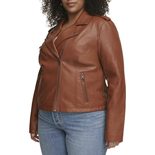 Levi's Women's The Classic Faux Leather Moto Jacket (Regular & Plus Size) - 12