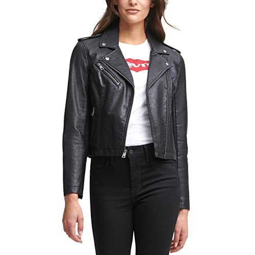 Levi's Women's The Classic Faux Leather Moto Jacket (Regular & Plus Size) - 1