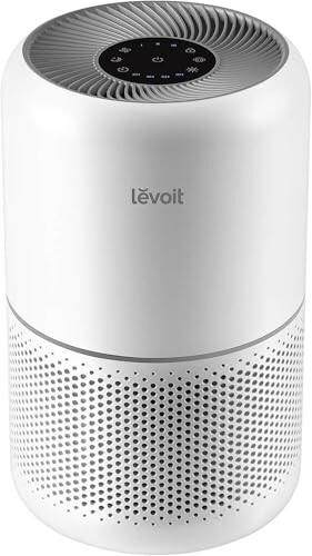 LEVOIT Air Purifier for Home Allergies Pets Hair in Bedroom, Covers Up to 1095 ft² by 45W High Torque Motor, 3-in-1 Filter with HEPA sleep mode, Remove Dust Smoke Pollutants Odor, Core300-P, White - 28