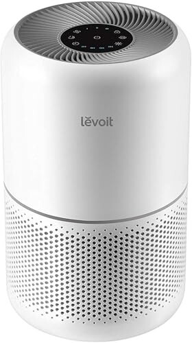 LEVOIT Air Purifier for Home Allergies Pets Hair in Bedroom, Covers Up to 1095 ft² by 45W High Torque Motor, 3-in-1 Filter with HEPA sleep mode, Remove Dust Smoke Pollutants Odor, Core300-P, White - 22