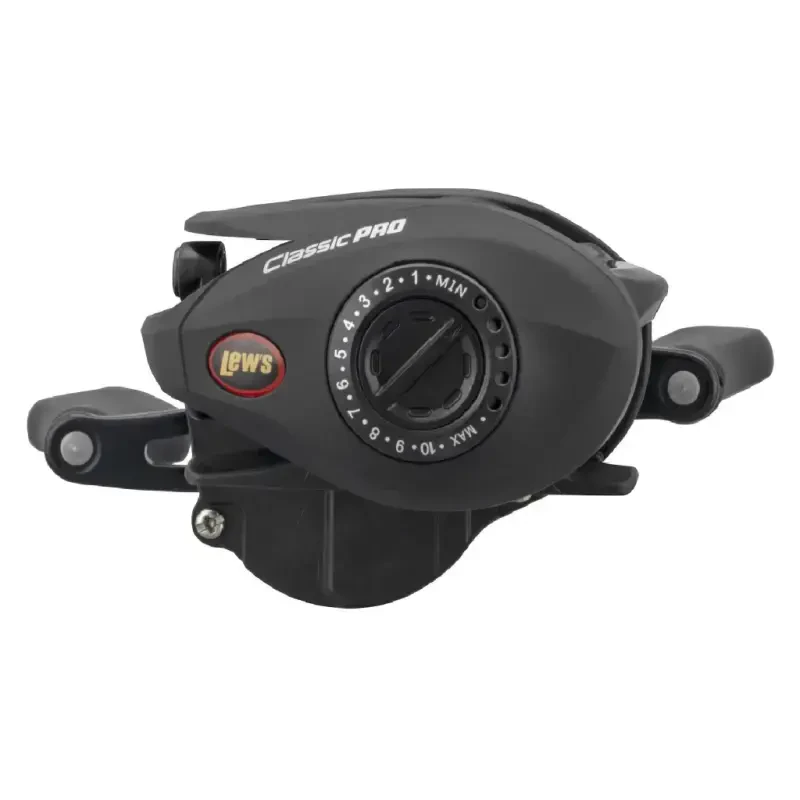 Lew's Classic Black Speed Spool Baitcast Reel and Fishing Rod Combo, 6 fut 6 dyuymlı 1 qismli udichka, qora rang. - 4