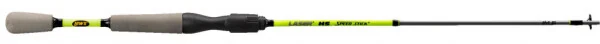 Lew's Laser HS Aylanuvchi Baliq Ovlash Tayog'i, 6 fut 6 dyuymli Baliq Ovlash Tayog'i, O'rta Harakatli IM6 Grafit Tayog'i, Sariq/Qora - 4