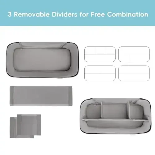 Lexeeco Travel Soch quritgich uchun sumkasi Shark Flexstyle Dyson Airwrap cho'tkasi Soch aksessuarlari Revlon Soch quritgich Styler Organizer uchun asboblar saqlash sumkasi (Qora) - MODAZONE