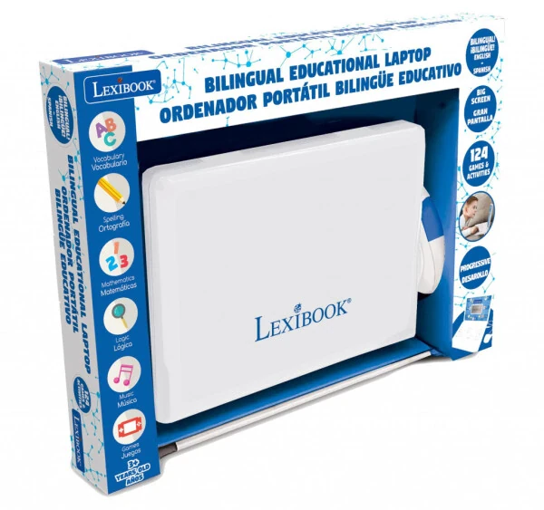 Lexibook JC598I2 Игрушечный ноутбук для обучения на испанском и английском языках - белый - 5