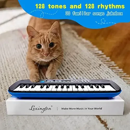 Lexington EK3282 32-Key Mini Electric Digital Portable Keyboard Piano Musical Gift for Kids - 4