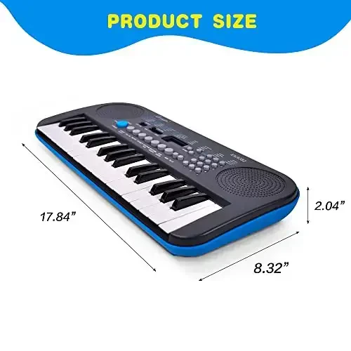 Lexington EK3282 32-Key Mini Electric Digital Portable Keyboard Piano Musical Gift for Kids - 5