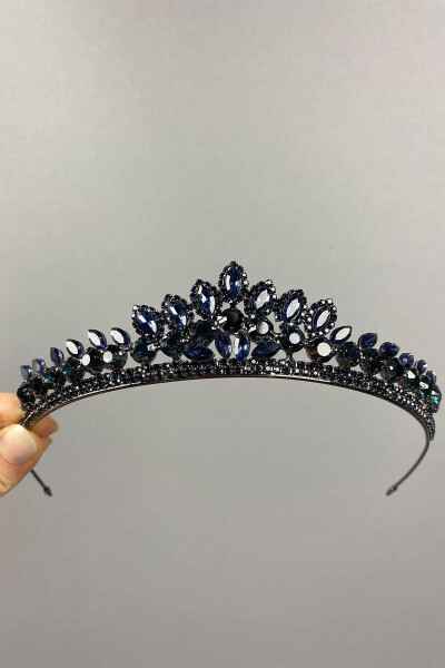 Leyn Bridal Henna Crown with Cubic Zirconia - 3