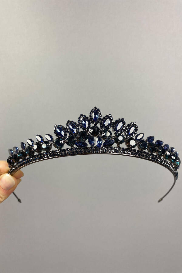 Leyn Bridal Henna Crown with Cubic Zirconia - 3