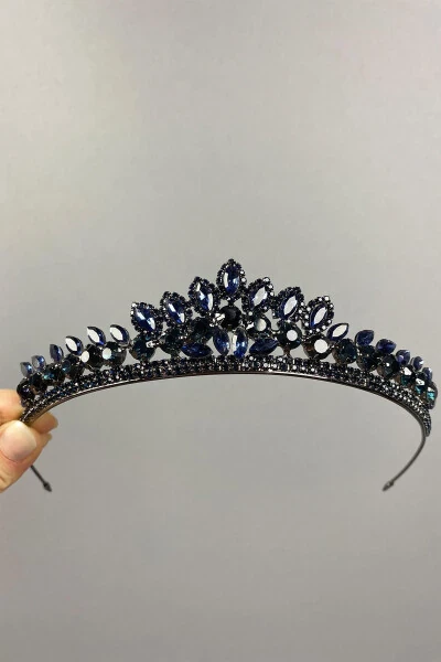 Leyn kubik zirkonli kelin kına toji - 3