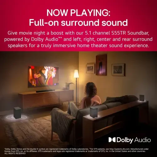 LG 5.1 kanalli Dolby Audio va orqa dinamikli Soundbar - S55TR - LG (1)