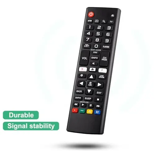 Remote Control for LG-Smart-TV-Remote All LG LCD LED HDTV 3D Smart TV Models… | for LG Smart remote (compatible with AKB75095307 etc.), long-range, stable, replaces old, no setup, needs 2 AAA batteries. - 5
