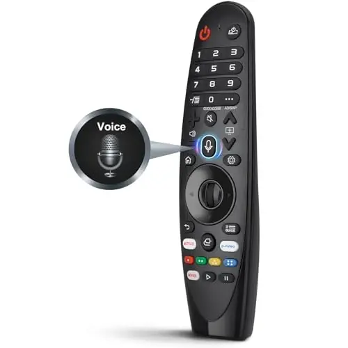 LG Smart TV uchun ovozli sehrli pult masofadan boshqarish pulti, AKB75855501 AN-MR20GA MR19BA MR18BA MR650A ovozni aniqlash va ko'rsatkich funksiyasi bilan - 1