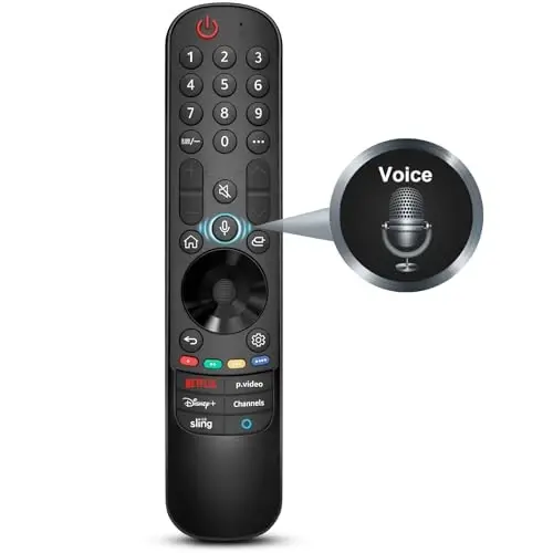 Replacement Magic Remote Control for LG-TV-Remote for All LG Smart UHD, OLED, QNED, NanoCell Series TVs with Voice Function - 1