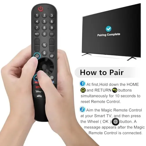 Replacement Magic Remote Control for LG-TV-Remote for All LG Smart UHD, OLED, QNED, NanoCell Series TVs with Voice Function - 5