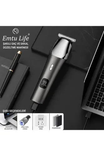 LI-1386 Men's Grooming Kit, Hair Beard and Full Body Care Set 6 in 1 - 10W - 3