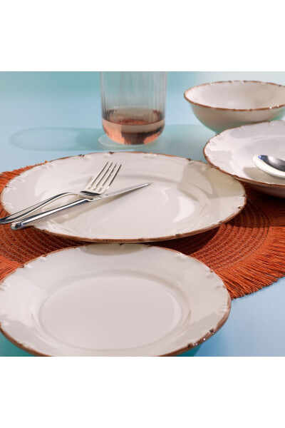 Liana Dinner Set (24 Pieces, Beige) - 2