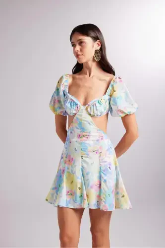 Liana Dress Blue - 4