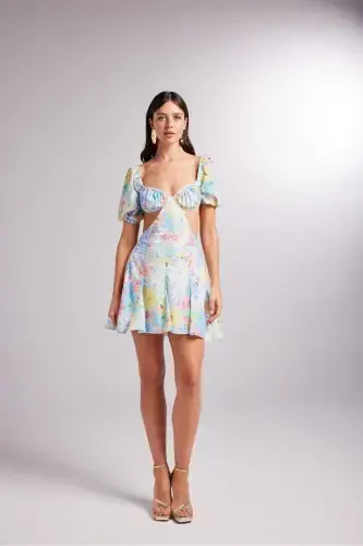 Liana Dress Blue - 5