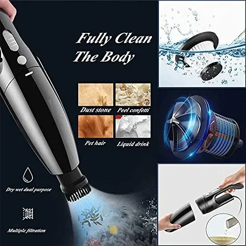 LIANXIN Car Emergency Roadside Kit with Jumper Cables Safety Car Kits | Car Emergency Kit High Power Handheld Vacuum, Warning Triangle, Safety Hammer, Tow Rope, Gifts for New Drivers - LIANXIN (1)