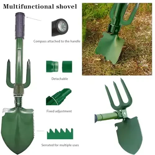 LIANXIN Favqulodda Vaziyatlar Avtomobil Komplekti - Avtomobillar uchun Jumper Kabellari, Faralar, Buklanadigan Kurak va Tortish Tasmasi bo'lgan Premium Yo'l Yordam Komplekti Qish, Sayohat, Omon Qolish uchun Yagona Avtomobil Xavfsizlik Komplektlari (Erkaklar va Ayollar) - 5