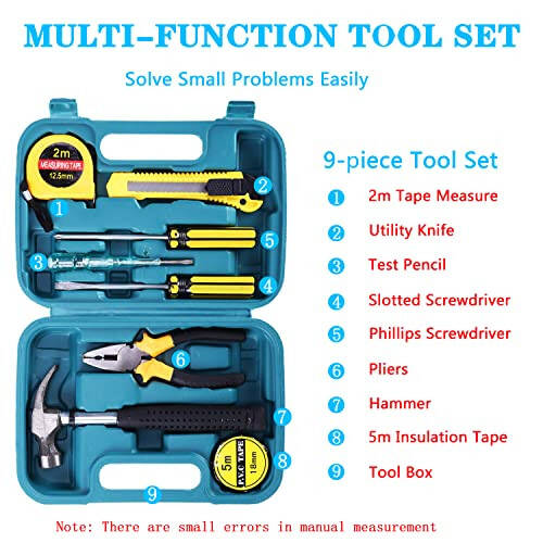 LIANXIN Roadside Assistance Emergency Kit - Car Emergency Kit with Jumper Cables (Upgraded) Emergency Roadside Kit for Car 142 Pieces Car Safety Kits,Tow Strap,Tool Kit,Reflective Warning Triangle - 2