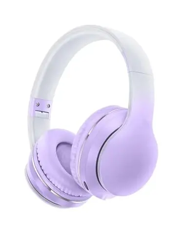 LiberIntone Kids Bluetooth naushniklari, mikrofonli yengil qizlar uchun kattalar simsiz naushniklari, sozlanishi bosh tasmasi, 10 soatlik o'yin vaqti, planshet/iPad/sayohat/maktab uchun quloq ustidagi bolalar simsiz naushniklari (pushti) - 1