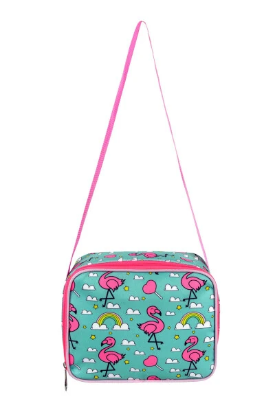 Licensed Flamingo 3-Piece Set Elementary School Bag, Thermal Lunch Bag and Pencil Case Set - 6