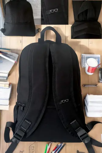 licensed luxury durable school bag large backpack 45 cm. 22 cm. 30 cm. dimensions - Black5 - STOK CITY (1)