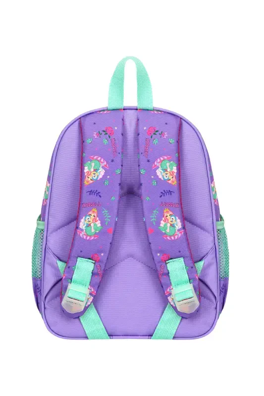 Licensed Mermaid Patterned Kindergarten Nursery Preschool Children Backpack - 5