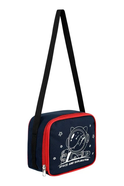 Licensed Navy Blue Astronaut Space Elementary School and Lunch Bag Set - 7