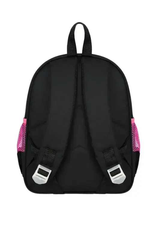 Licensed Patterned Kindergarten Nursery Preschool Children's Backpack-Black+Pink - 4