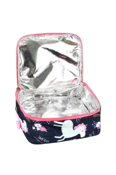 Licensed Unicorn 3-Piece Set Elementary School Bag, Thermal Lunch Bag and Pencil Case Set - 7