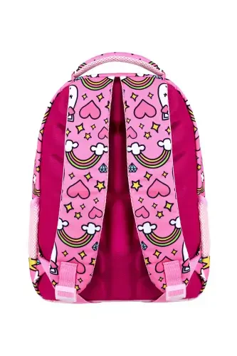 Licensed Unicorn 3-Piece Set School Bag, Thermal Lunch Bag, and Pencil Case Set-Pink - 5