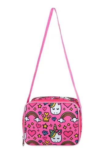 Licensed Unicorn 3-Piece Set School Bag, Thermal Lunch Bag, and Pencil Case Set-Pink - 6