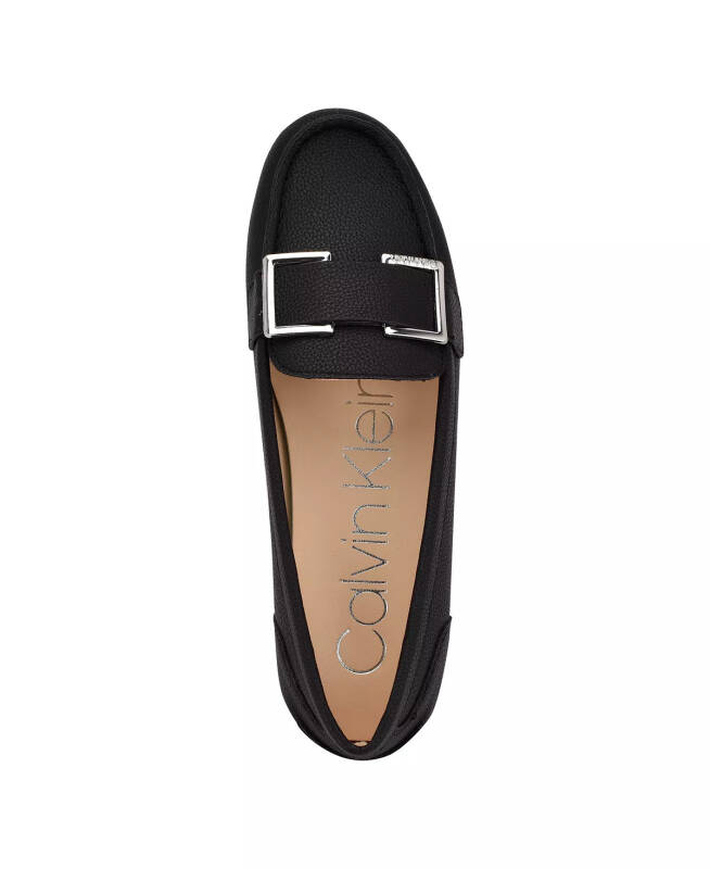 Lidya bezakli ayollar slip-on mokasinlari - Qora - 4