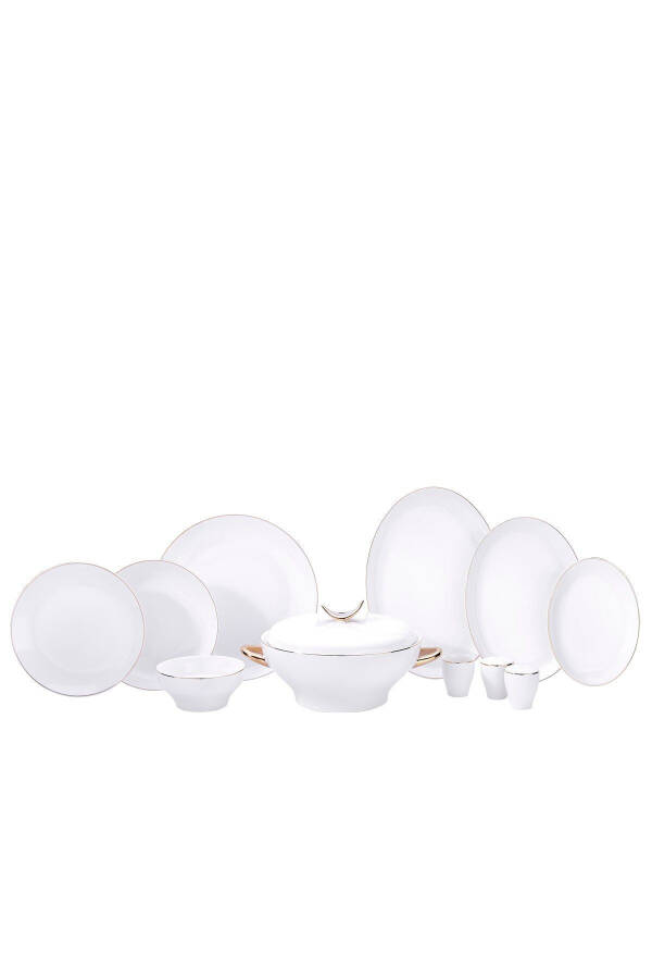 Lidya Collection 60 Piece Gold Dinner Set - 4