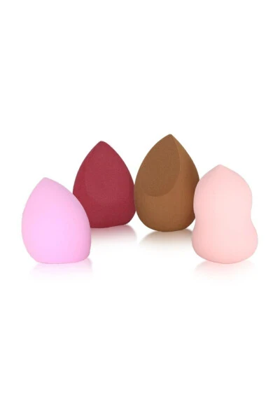 Life 4 Piece Makeup Sponge in Original Packaging - Large Size - Makeuptime